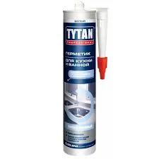 Герметик силиконакриловый д кухни и ванной Professional бесцветный 280мл 16142 (Tytan)  12 120 (+5)