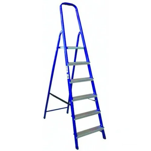 Стремянка 6 ступеней стальная 124 198см РемоКолор 63-0-106  1