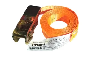 Стяжной ремень кольцевой 25мм 1,2т 5м оранжевый SP03106  1