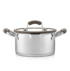 Кастрюля Esprado Sense 2,5л 18х9,5см нерж.сталь с крышкой SENL18GE101  1