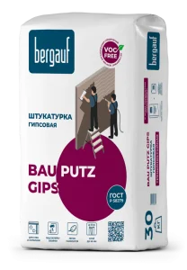 Штукатурка гипсовая Bau Putz Gips 30кг Bergauf 1уп=49шт