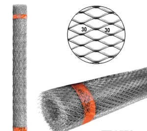 Сетка штукатурная Streck ЦПВС (сторона 30х30) оцинкованная (1х20м) Сетка штукатурная Streck ЦПВС (сторона 30х30) оцинкованная (1х20м)