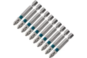 Бита РZ2х50мм сталь S2 хвостовик Е 1 4  магнитная уп-10шт Gross 11345  20 60