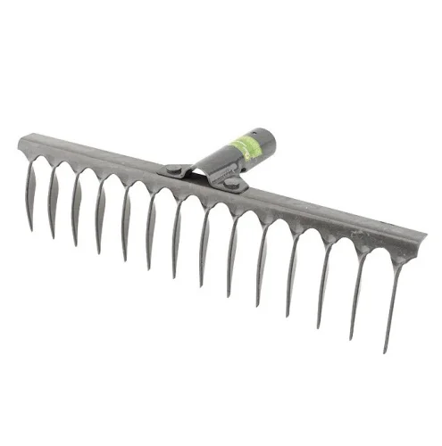 Грабли 14-зубые витые рельсовая сталь 'Урожайная сотка' б ч R106-14t