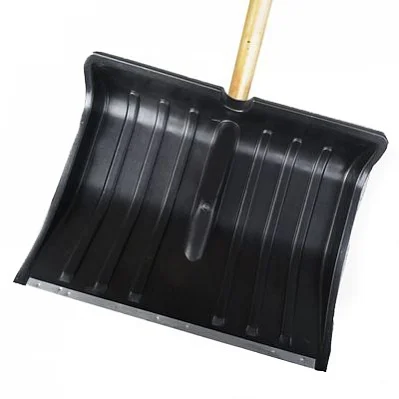 Лопата снегоуборочная пласт 500х390  с черенком d=32мм