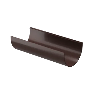 Желоб водосточный 3000мм шоколад PVSZ-1050 Döcke PREMIUM
