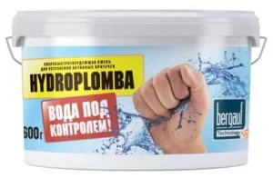 Гидроизоляция быстротвердеющая Bergauf Hydroplomba 0,6кг Гидроизоляция быстротвердеющая Bergauf Hydroplomba 0,6кг
