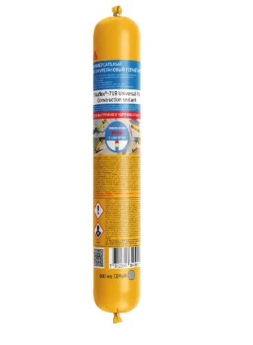 Герметик полиуретановый Sikaflex-719 Universal PU серый 600мл (Sika)  20