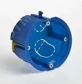 Коробка установочная приборная для полых стен с пластмассовыми лапками 65х45мм TYCO ГИПРОК Коробка установочная приборная для полых стен с пластмассовыми лапками 65х45мм TYCO ГИПРОК