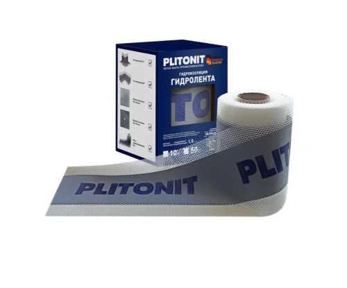 Лента гидроизоляционная ГидроЛента 10м PLITONIT Н001739  1