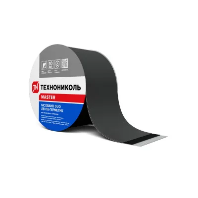NICOBAND DUO Самоклеящаяся герметизирующая лента, двухсторонний, длина 10м, ширина 10см 360328