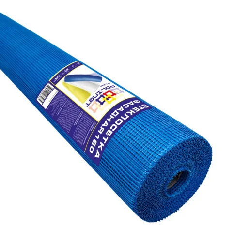 Сетка стеклотканевая для фасадных работ Polinet 5ммх5мм 160 г кв.м 50 м (ПР) (Э2)  1