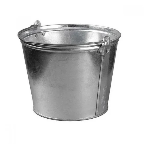 Ведро строительное 15л оцинкованное круглое Россия  1 10