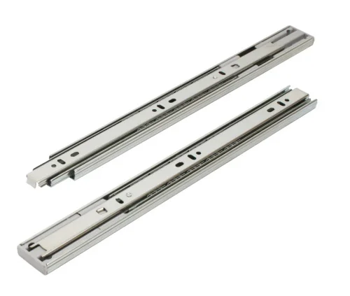 Направляющие шариковые StahlBuro с доводчиком 350х35 хром (компл. 2шт)  20