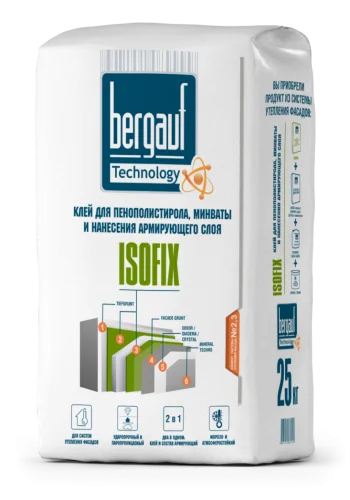 Клей для ППС и минваты Isofix  Bergauf, 25 кг. 1 56