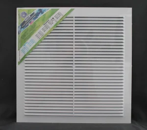 Решетка вентиляционная 300х300мм с сеткой Люкс (Космовент)  90