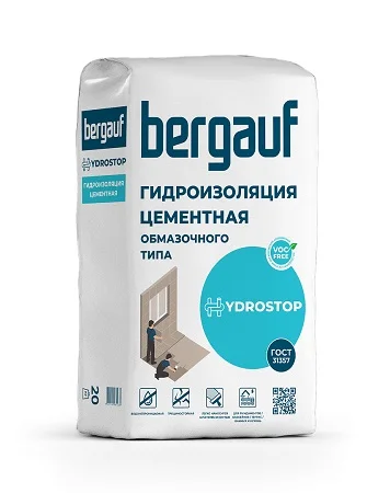 Гидроизолирующая масса  Bergauf Hydrostop 20 кг  1 64