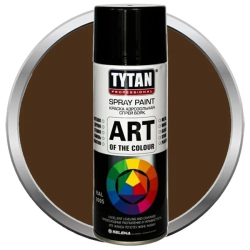 Краска аэрозольная Tytan Professional Art of the colour 400мл коричневая 8017 (93748)  1 12
