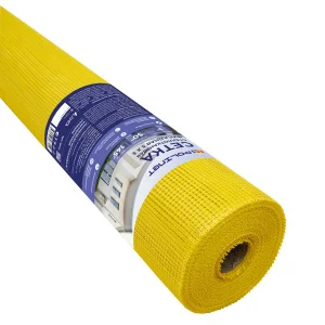 Сетка стеклотканевая для фасадных работ 145 г/м² Polinet 50м ячейка 5х5мм