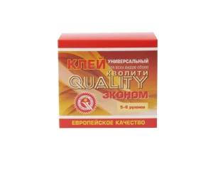 Клей для обоев  Кволити  универсальный Эконом 150г коробка  1 54