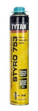 Клей для наружной теплоизоляции Tytan Prifessional Styro №753 750мл (77961)
