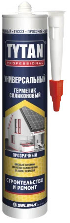 Герметик силиконовый универсальный  Professional бесцветный 280мл 53807 17407 71491 17912 (Tytan)  1