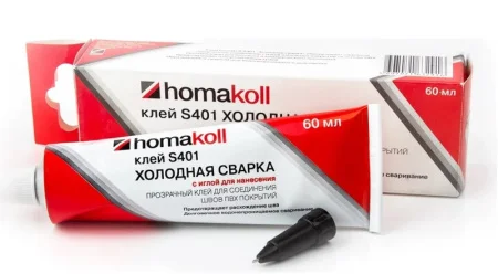 Клей Хомакол S401 с иглой холодная сварка 60 мл. *1/160