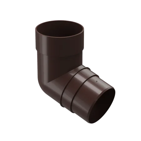 Колено 72˚ шоколад PVSB-1050 Döcke PREMIUM