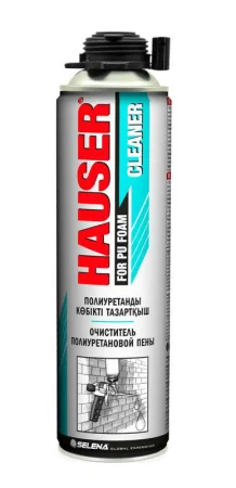 Очиститель для полиуретановой пены HAUSER 360 г (650 мл) (60554) Очиститель для полиуретановой пены HAUSER 360 г (650 мл) (60554)