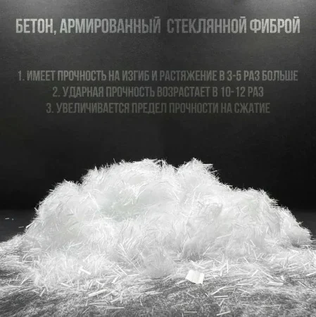 Фибра волокно строительное микроармирующие 18мм 0.9кг К-АРМА *1/20