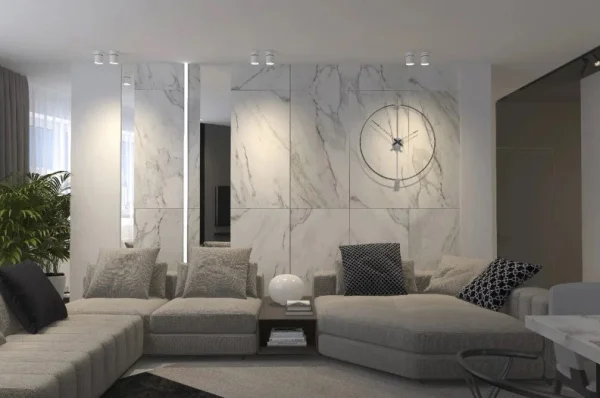 Керамогранит Gresse Ellora Zircon GRS01-15 600х1200х10мм 1уп=2,16м2 (3шт) белый мрамор