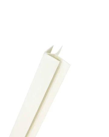 Угол внешний пластик белый 22х25мм (паз 10мм) 3м (Кронопласт)  30