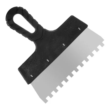 Шпатель фасадный зубчатый 8х8мм 200мм пластиковая рукоятка РемоКолор 12-8-200  1 80