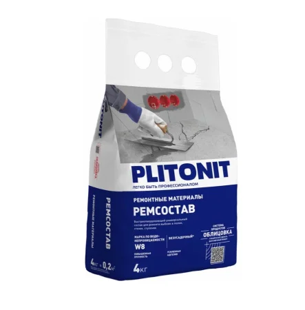 Ремонтная смесь PLITONIT универсальная 4кг Н006384  1