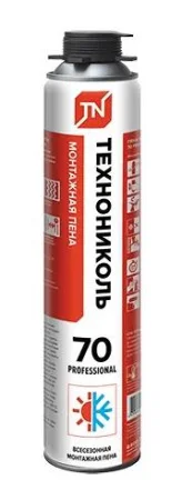 Пена монтажная 70 PROFESSIONAL всесезонная 1020гр 528369 (Технониколь)  12 816
