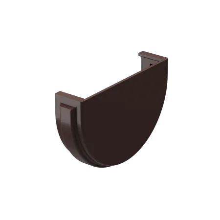 Заглушка желоба шоколад PVSX-1050 Döcke PREMIUM