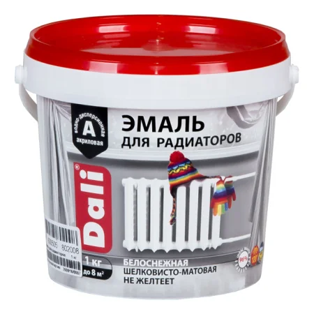 Эмаль для радиаторов DALI акриловая 1кг