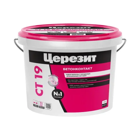 Грунтовка СТ-19 бетон-контакт морозостойкая 15кг 1505250 (Церезит)  44