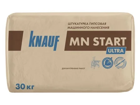 Штукатурка гипсовая Кнауф МН-Старт Ультра 30кг Штукатурка гипсовая Кнауф МН-Старт Ультра 30кг
