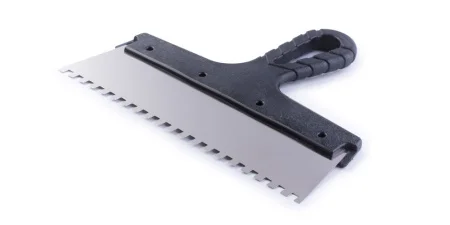 Шпатель фасадный зубчатый 8х8мм 350мм пластиковая рукоятка с антикор.покрытием Акор  1 24