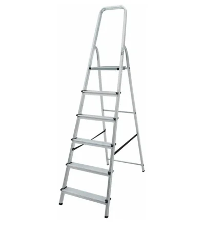 Стремянка 6 ступеней алюминиевая Новая Высота NV 1111 ступень 80мм Красноярск 1111106  1