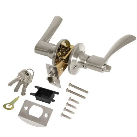 Ручка-защёлка Punto DK610 BL SN-ET кл. фик. мат.никель 49547  1