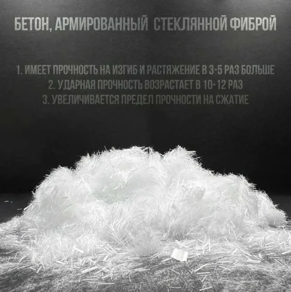 Фибра волокно строительное микроармирующие 12мм 0,9кг К-АРМА