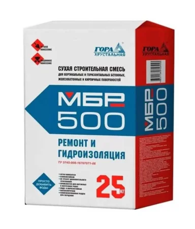 Ремонтная смесь для бетона морозостойкая МБР 500М 25кг