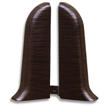 Заглушки для плинтуса (левая/правая) 301 Венге 55мм Лексида Заглушки для плинтуса (левая/правая) 301 Венге 55мм Лексида