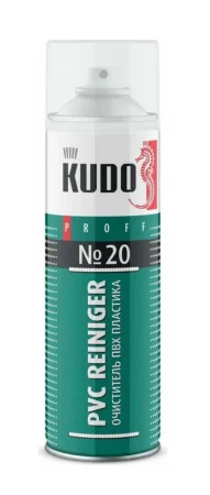 Очиститель пластика № 20 PVC REINIGER с антистатиком нерастворяющий 650мл KUPP06PVC20 (Kudo)  12
