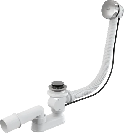 Сифон д ванны с выпуском и переливом 1 1 2 х40 A55K (Alca drain)  1