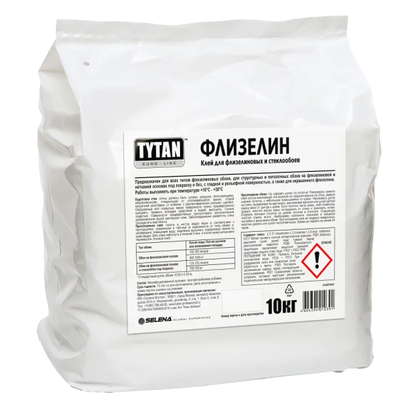 Клей для флизелиновых и стеклообоев TYTAN Euro-line 10кг