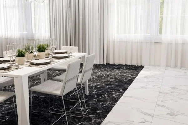 Керамогранит Gresse Ellora Zircon GRS01-15 600х1200х10мм 1уп=2,16м2 (3шт) белый мрамор