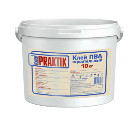 Клей ПВА Bergauf Praktik строительный 10 кг Клей ПВА Bergauf Praktik строительный 10 кг